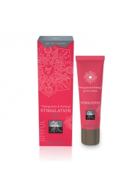 Возбуждающий интимный гель для двоих STIMULATION GEL Pomegranate   Nutmeg - 30 мл. - Shiatsu - купить с доставкой в Калуге