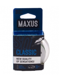 Классические презервативы в пластиковом кейсе MAXUS Classic - 3 шт. - Maxus - купить с доставкой в Калуге