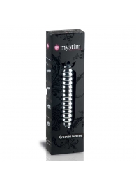 Рельефный фаллос для интенсивного электросекса Groovey George - 20 см. - MyStim - купить с доставкой в Калуге