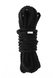 Черная веревка для шибари DELUXE BONDAGE ROPE - 5 м. - Dream Toys - купить с доставкой в Калуге