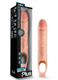 Телесный реалистичный фаллоудлинитель 10 Inch Silicone Cock Sheath Penis Extender - 25,4 см. - Blush Novelties - в Калуге купить с доставкой