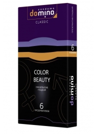 Разноцветные презервативы DOMINO Colour Beauty - 6 шт. - Domino - купить с доставкой в Калуге