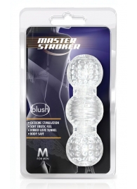 Прозрачный фигурный мастурбатор Master Stroker - Blush Novelties - в Калуге купить с доставкой