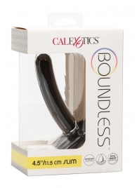 Черный анальный стимулятор Boundless 4.5” Slim Probe - 11,5 см. - California Exotic Novelties - купить с доставкой в Калуге