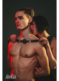 Черный кляп Love Addict на замочке - Lola Games - купить с доставкой в Калуге