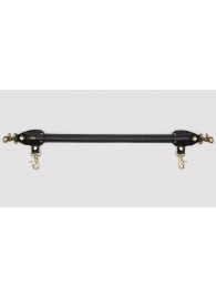 Черная распорка для ног Bound to You Faux Leather Spreader Bar - 50,8 см. - Fifty Shades of Grey - купить с доставкой в Калуге