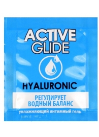 Лубрикант на водной основе Active Glide с гиалуроновой кислотой - 3 гр. - Биоритм - купить с доставкой в Калуге