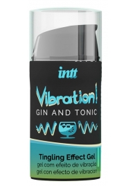 Жидкий интимный гель с эффектом вибрации Vibration! Gin   Tonic - 15 мл. - INTT - купить с доставкой в Калуге