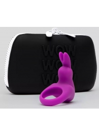 Фиолетовое эрекционное виброкольцо Happy Rabbit Cock Ring Kit - Happy Rabbit - в Калуге купить с доставкой