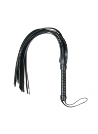 Черный флоггер Flogger Whip - 46 см. - Easy toys - купить с доставкой в Калуге