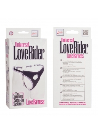 Трусы для страпона с универсальным креплением Universal Love Rider Luxe Harness - California Exotic Novelties - купить с доставкой в Калуге