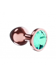 Пробка цвета розового золота с малиновым кристаллом Diamond Topaz Shine L - 8,3 см. - Lola Games - купить с доставкой в Калуге