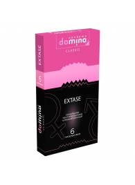 Презервативы с точками и рёбрышками DOMINO Classic Extase - 6 шт. - Domino - купить с доставкой в Калуге