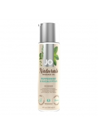 Массажное масло с ароматом перечной мяты и эвкалипта JO Naturals Peppermint   Eucalyptus - 120 мл. - System JO - купить с доставкой в Калуге