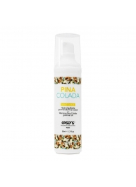 Разогревающее массажное масло с ароматом пина колада Gourmet Pina Colada - 50 мл. - Exsens - купить с доставкой в Калуге