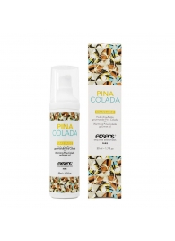 Разогревающее массажное масло с ароматом пина колада Gourmet Pina Colada - 50 мл. - Exsens - купить с доставкой в Калуге