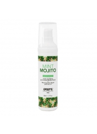 Разогревающее массажное масло с ароматом мохито Gourmet Mint Mojito - 50 мл. - Exsens - купить с доставкой в Калуге