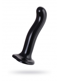 Черный стимулятор для пар P G-Spot Dildo Size M - 18 см. - Strap-on-me - в Калуге купить с доставкой