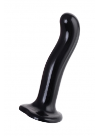 Черный стимулятор для пар P G-Spot Dildo Size M - 18 см. - Strap-on-me - в Калуге купить с доставкой