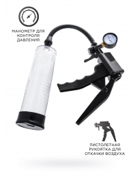 Прозрачная механическая помпа для пениса Viggo - Sexus - в Калуге купить с доставкой