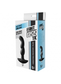 Черная вибропробка для простаты FantASStic Vibrating Prostate Plug - 14,5 см. - Dream Toys - в Калуге купить с доставкой