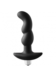 Черная вибропробка для простаты FantASStic Vibrating Prostate Plug - 14,5 см. - Dream Toys - в Калуге купить с доставкой