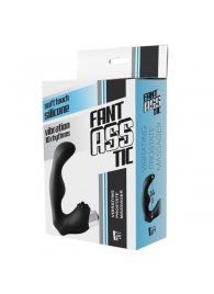 Черный вибромассажер простаты FantASStic Vibrating Prostate Massager - 11,3 см. - Dream Toys - в Калуге купить с доставкой