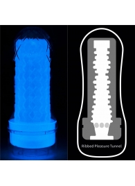 Светящийся в темноте мастурбатор Lumino Play Masturbator Ribbed - Lovetoy - в Калуге купить с доставкой