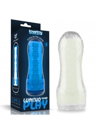 Светящийся в темноте мастурбатор Lumino Play Masturbator Ribbed - Lovetoy - в Калуге купить с доставкой