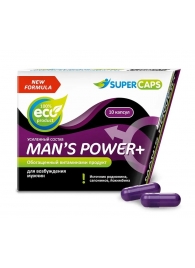 Возбуждающее средство для мужчин Mans Power plus - 10 капсул (0,35 гр.) +1 в подарок - SuperCaps - купить с доставкой в Калуге