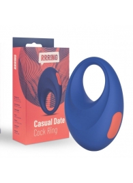 Синее эрекционное кольцо RRRING Casual Date Cock Ring - FeelzToys - в Калуге купить с доставкой