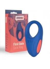 Синее эрекционное кольцо RRRING First Date Cock Ring - FeelzToys - в Калуге купить с доставкой