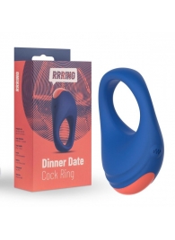 Синее эрекционное кольцо RRRING Dinner Date Cock Ring - FeelzToys - в Калуге купить с доставкой