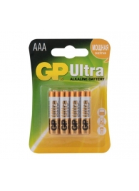 Батарейки алкалиновые GP Ultra Alkaline 24А AАA/LR03 - 4 шт. - Элементы питания - купить с доставкой в Калуге