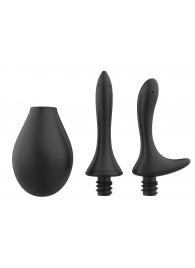 Черный анальный душ Nexus Anal Douche Set с 2 сменными насадками - Nexus Range - купить с доставкой в Калуге