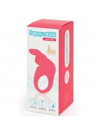 Розовое эрекционное виброкольцо Happy Rabbit Rechargeable Rabbit Cock Ring - Happy Rabbit - в Калуге купить с доставкой