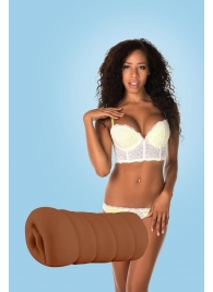 Коричневый мастурбатор-вагина BRIANNA - Dream Toys - в Калуге купить с доставкой