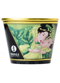 Массажная свеча Exotic Green Tea с ароматом зелёного чая - 170 мл. - Shunga - купить с доставкой в Калуге