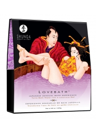 Соль для ванны Lovebath Sensual lotus, превращающая воду в гель - 650 гр. - Shunga - купить с доставкой в Калуге