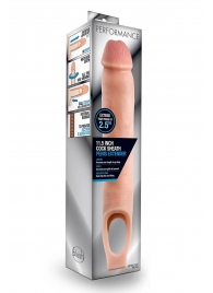 Телесная насадка на пенис 11.5 Inch Cock Sheath Penis Extender - 29,2 см. - Blush Novelties - в Калуге купить с доставкой