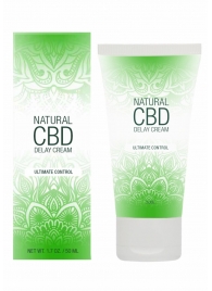 Крем-пролонгатор Natural CBD Delay Cream - 50 мл. - Shots Media BV - купить с доставкой в Калуге