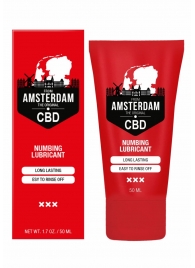 Пролонгирующий лубрикант Numbing CBD from Amsterdam - 50 мл. - Shots Media BV - купить с доставкой в Калуге