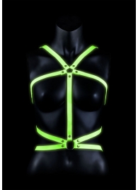 Портупея Body Harness с неоновым эффектом - размер L-XL - Shots Media BV - купить с доставкой в Калуге