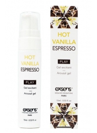 Возбуждающий гель Hot Vanilla Espresso Arousal Gel - 15 мл. - Exsens - купить с доставкой в Калуге