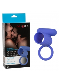 Синее эрекционное виброкольцо Silicone Rechargeable Endless Desires Enhancer - California Exotic Novelties - в Калуге купить с доставкой