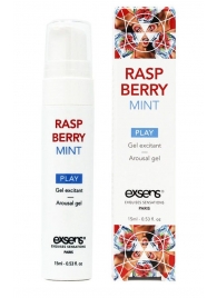 Возбуждающий гель Raspberry Mint с ароматом малины и мяты - 15 мл. - Exsens - купить с доставкой в Калуге