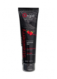 Интимный гель на водной основе Lube Tube Strawberry с клубничным вкусом - 100 мл. - ORGIE - купить с доставкой в Калуге