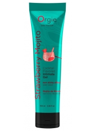 Съедобный интимный гель Orgie Lube Tube Cocktail Strawberry Mojito - 100 мл. - ORGIE - купить с доставкой в Калуге