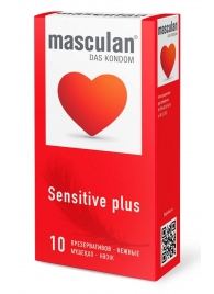 Презервативы Masculan Sensitive plus - 10 шт. - Masculan - купить с доставкой в Калуге