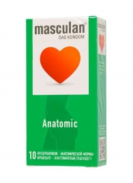 Презервативы анатомической формы Masculan Anatomic - 10 шт. - Masculan - купить с доставкой в Калуге